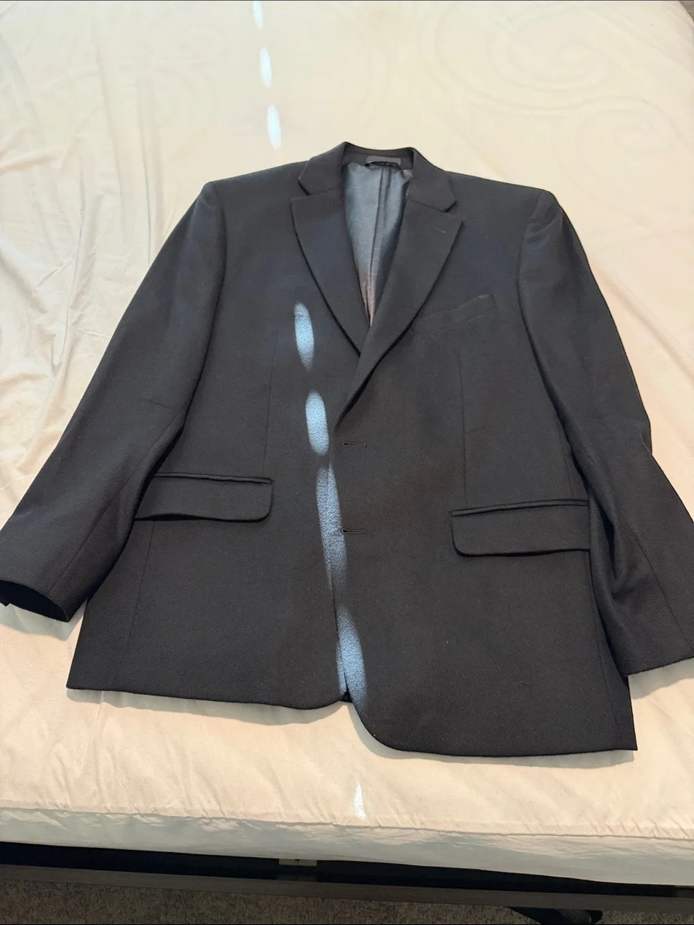 Classic Men's wool Black Blazer - Timeless Tailored Look